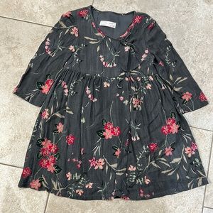Kimono style floral dress